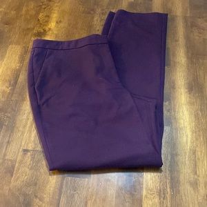 Calvin Klein Plum Pants (Size12)